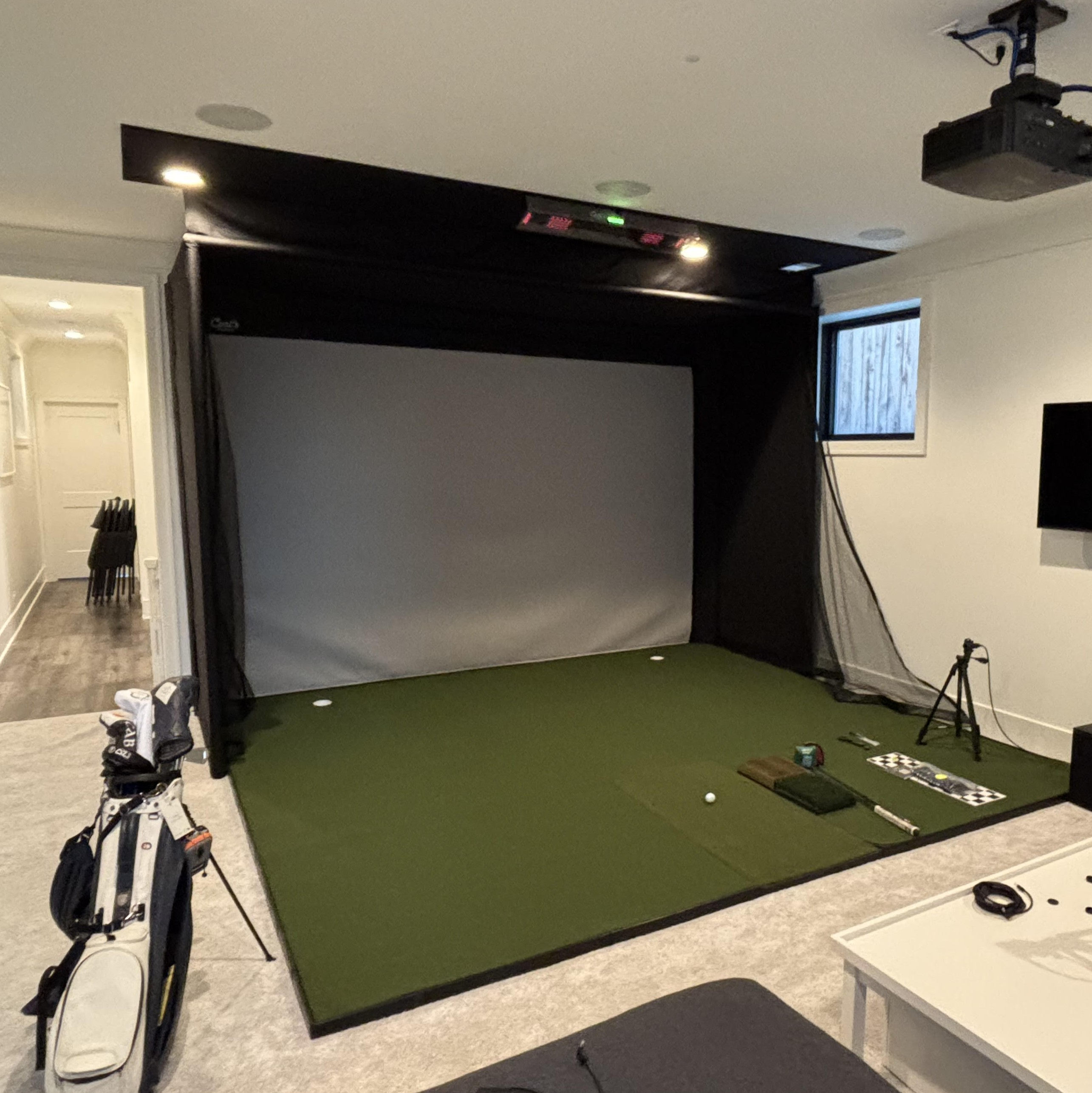 Custom Golf Simulators — professional installation by The Home Club